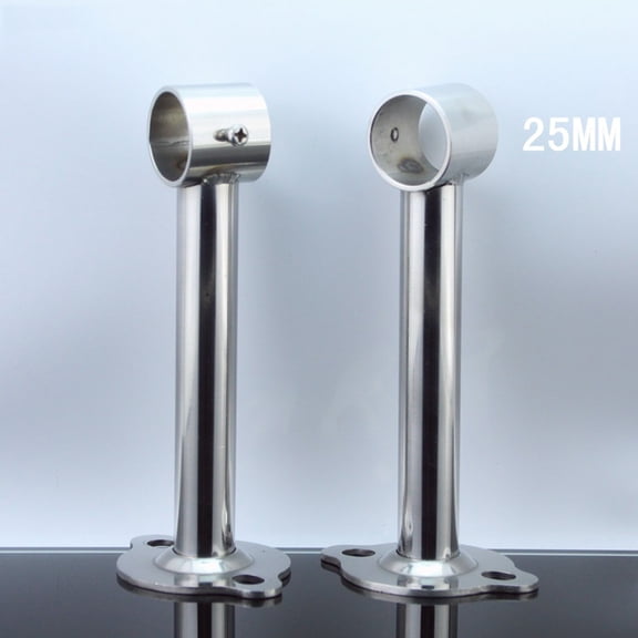 WRISTBIQUE Clothing Rod for Closet Hanging Rod Silver 1Pack