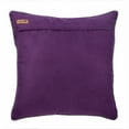 thumbnail image 3 of The HomeCentric Sofa Cushion Cover, Purple Throw Pillow Cover Pack of 2, 24x24 inch (60x60 cm) Velvet Silver Print Pillow Case Accent Pillow, Purple Pillow Cover - Wishful Scrolls, 3 of 3