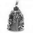 thumbnail image 2 of Guardian Biker Betty V Twin Motorcycle Biker Luck Gremlin Riding Bell or Key Ring, 2 of 5