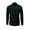 Black, variant on Paragon Adult Long Sleeve Mesh Polo - Paragon