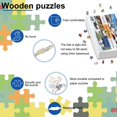 thumbnail image 3 of Christmas Wooden Jigsaw Puzzle, New Year Vibes with Little Animals in Tree House, A Holiday Decoration for All Ages,1000 Pieces (Tree House), 3 of 7