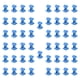 thumbnail image 4 of 50 aisladores para cercas eléctricas, ideales para jardín, agricultura y contención de mascotas. Azul, 4 of 9