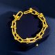thumbnail image 1 of TFY 2023 Nueva Pulsera De Bambú Para Mujeres Brazaletes De Diamantes De Oro De 18 Quilates 17cm, 1 of 4