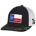 thumbnail image 2 of Ariat A300006001 Block Mens Cap - Ariat Signature Logo on Texas Flag Patch - Black, 2 of 2