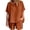 short sets 17#Brown, variant on WAYUTE Short Sets Women 2 Piece Outfits Ladies Loose Cozy Casual Round Neck Solid Color Cotton Shorts Trendy Outdoor Activities Summer Outfit