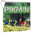 thumbnail image 2 of Saiise Pikmin Print Shower Curtain for Bathroom,Shower Curtain Set with Hooks for Home, Bathroom Decor Waterproof Fabric,72x72, 2 of 8