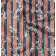thumbnail image 1 of Soimoi Pink Cotton Duck Fabric Clover Floral Print Fabric by the Yard 42 Inch Wide, 1 of 6