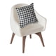 thumbnail image 5 of Adorno de silla para casa de muñecas a escala 1/12, simulación de silla en miniatura de excelente calidad. Almohada a cuadros, 5 of 9