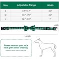 thumbnail image 3 of Sunyuer 2 Pack Christmas Dog Collar with Bow Tie Red Green Buffalo Plaid Dog Pet Collar Adjustable for Small Medium Large Dogs Cats, 3 of 7