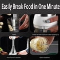 thumbnail image 2 of Bowling Ball Type Garlic meat Grinder Semi-automatic 304 Stainless Steel Garlic Press Fast Vegetable Chopper Garlic Mixer, 2 of 4