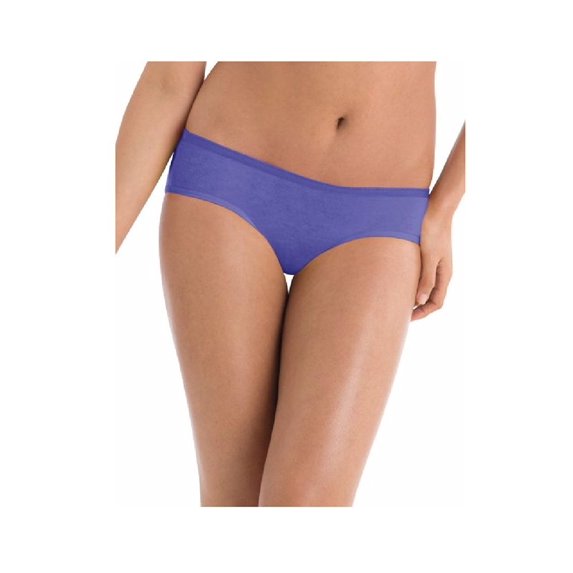 Hanes Women's Hipster Panties 2-Pack (Size 9 (44" - 45"), Pink & Gray Flower Print)