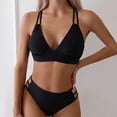 thumbnail image 3 of Bikini Set for Women Sporty Two Piece Swimsuit High Waisted Bottom Tummy Control Bathing Suit Comfortable Swimwear for Beach Activities Vacation Pool Party, 3 of 7