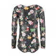 thumbnail image 3 of Christmas Gymnastic Leotards for Girl Long Sleeve Athletic Dance Bodysuit Outfit, 3 of 7