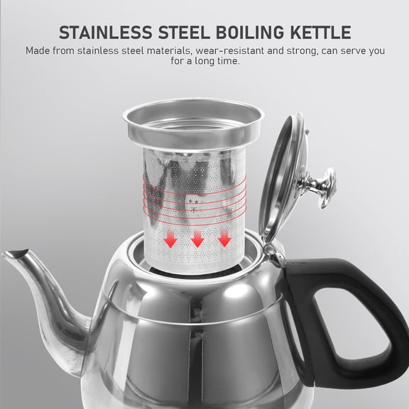 LOLIPPYY Stove Tea Kettle Brewing Tea Stainless Steel 1Pack Restaurant