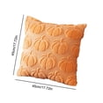 thumbnail image 4 of Fundas Almohada Calabaza Funda Felpa Suave Halloween (caqui), 4 of 4
