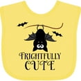 thumbnail image 3 of Inktastic Halloween Bat Frightfully Cute Holiday Boys or Girls Baby Bib, 3 of 4