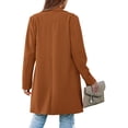 thumbnail image 2 of Blazer PRETTYGARDEN Otoño 2025 Manga Larga Marrón Talle S, 2 of 8