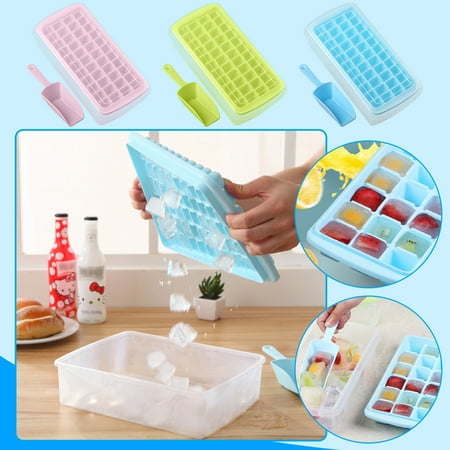 

Ycolew Kitchen Gadgets Cooker Ice Tray With Lid Silicone 44 Tray Homemade Ice Tray Mold Ice Mold Home & Kitchen Clearance