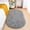 Grey, variant on Fluffy Bedroom Rug, Small Oval Area Rugs, White Shag Bedside Carpet for Kids Room Nursery Dorm Cute Fuzzy Indoor Decor for Boy and Girl, 2.6 x 5.3 Feet