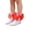 Red -BD63, variant on Dwellite Socks for Girl Fold Cuff Big Lace Frilly Dress Socks Fluffy Ruffles Stretch Socks Light Blue M