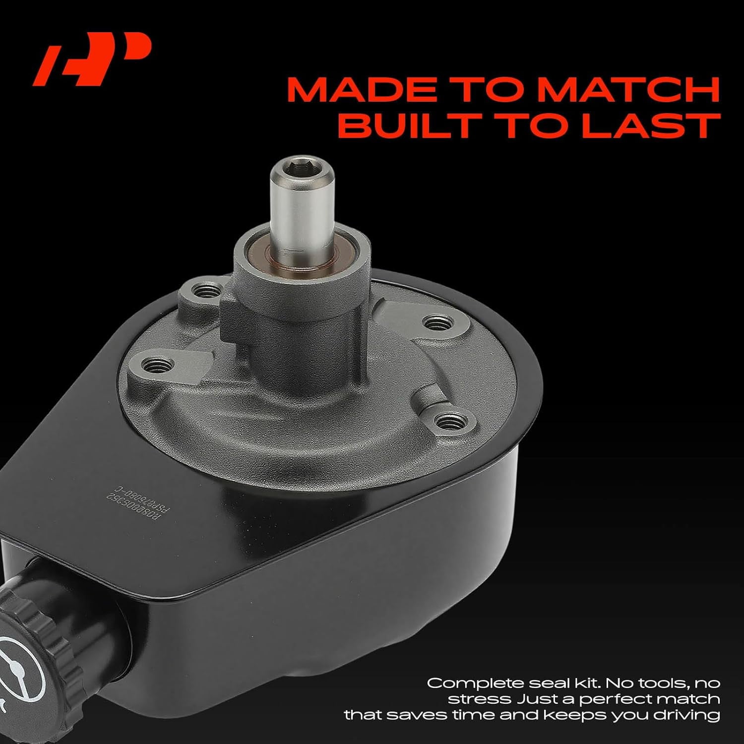 A-Premium Power Steering Pump, with Reservoir, Compatible with MerCruiser, OMC, Volvo Penta, 4.3L 5.0L 5.7L, Replace # 18-7508 16792A29