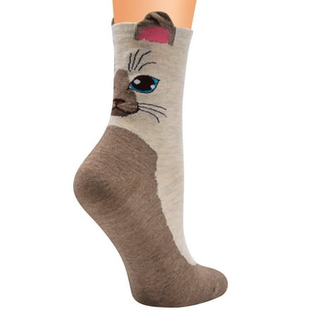 

Pianpianzi Sock with Arch Support Cold Socks for Hot Feet Womens Thick Cushioned Socks Women Casual Animal Print Cotton Pattern Lady Socks Tube Comfortable Socks