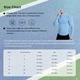 thumbnail image 6 of Hansber Men's Long Sleeve Compression Rash Guard Mock Neck Swimming Shirts UPF 50+ Quick Dry Athletic White XL, 6 of 6
