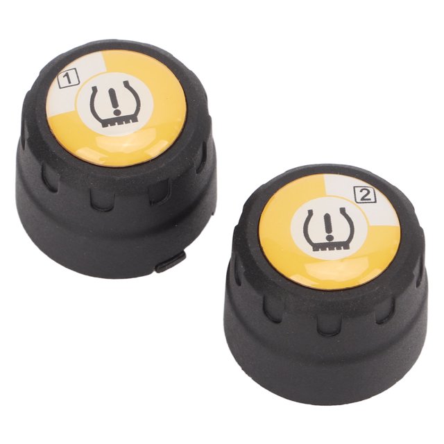 Motorcycle TPMS, High Sensitivity Tire Pressure Monitoring System Temperature Detection Leak Alarm for Racing Off Road Home Motorbike