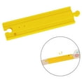thumbnail image 3 of Vía de tren con sonido eléctrico de plástico, botón táctil, accesorios para vías de ferrocarril Amarillo, 3 of 8