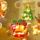 thumbnail image 4 of Lámpara de succión de ventana decorativa navideña, cortina de ventana con pilas, luces navideñas a la venta, 4 of 4