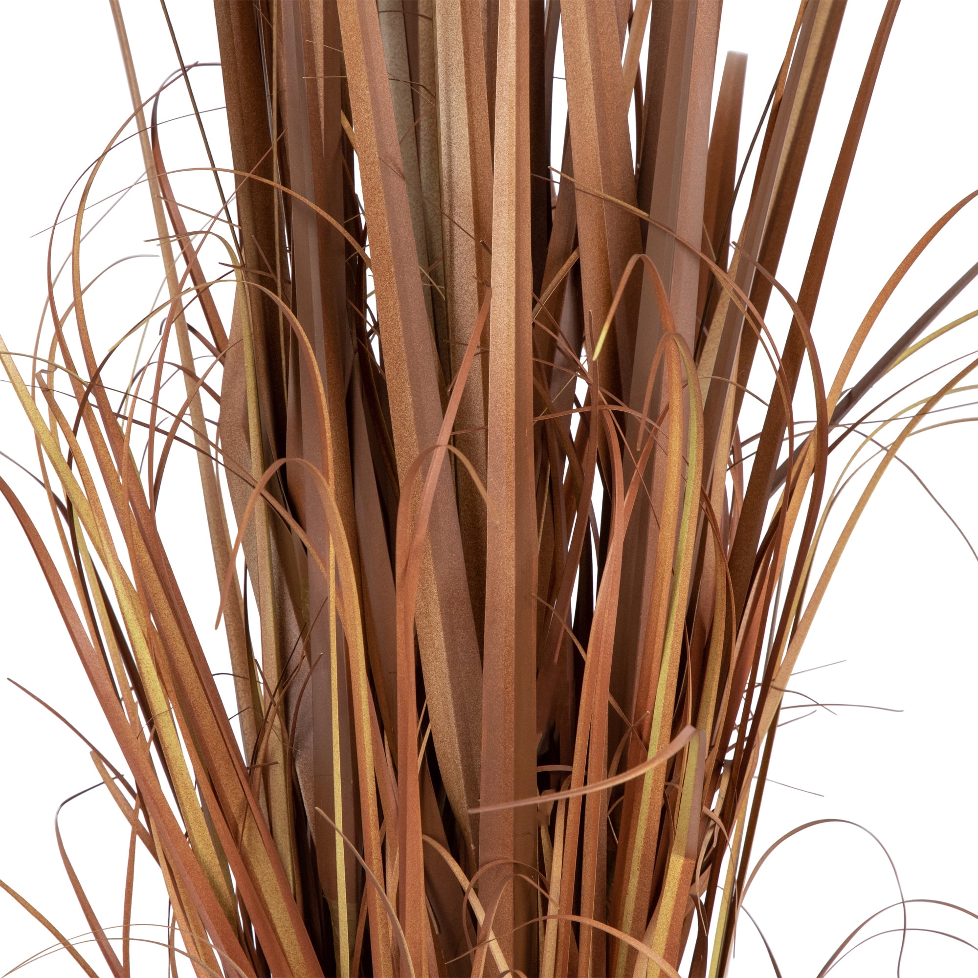 40" Potted Brown Artificial Onion Grass Plant - 14