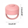 thumbnail image 3 of QIHUA Fingertip Wireless Remote Control Lazy Phone Remote Controller Upgraded Scrolling Ring Remote Control Video Tool App Page Turner Camera Shutter Remote Contr(Color:Pink,Size:One Size), 3 of 9