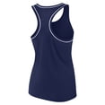 thumbnail image 3 of Women's Fanatics Navy New England Patriots Wordmark Logo Racerback Scoop Neck Tank Top, 3 of 3