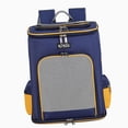 thumbnail image 3 of GROWTH TANK Cat Backpack Carrier Small Dogs Cats Rabbits Carrier Handbag for Cycling Yellow, 3 of 8