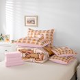 thumbnail image 6 of meiyoeat meiyoeat Initial Alphabet D 7-Piece Twin Bedding,Kawaii Animal Capybara Bedding Comforter Set,Pink Reversible, 6 of 7