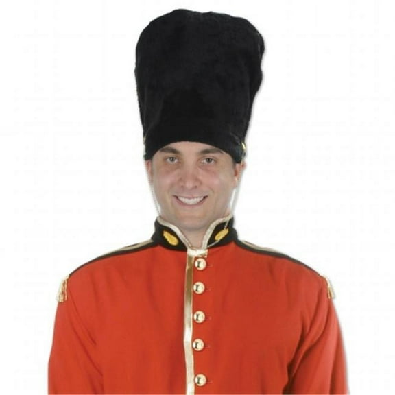 British Royal Guard Bearskin Hat English Military Toy Soldier Fur Black Adult