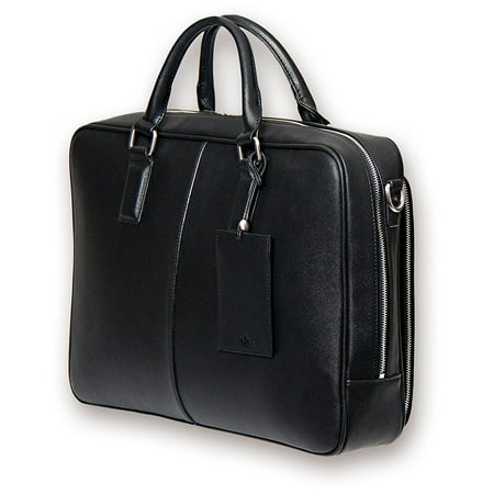 BfB Laptop Messenger Bag - Designer Business Computer Bag or Briefcase - Ideal for Work and Travel - (Best Designer Laptop Bags For Women)