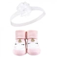 thumbnail image 6 of Hudson Baby Girl Headband and Socks Giftset, Gold Unicorn, One Size, 6 of 7