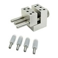 thumbnail image 1 of Mini tornillo de banco, tornillo de banco de trabajo en miniatura, abrazadera de banco portátil pequeña, herramienta de reparación para esculturas, 4 Varilla de sujeción, 1 of 7