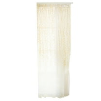 ZSBCMY Voile Sheer Room Curtains, Elegant Blue Yellow Panels, 40 x 106 Inches, Breathable Polyester, Perfect for Living Room and Bedroom Decor