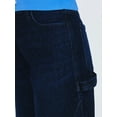 thumbnail image 4 of Free Assembly Women's Midrise Cropped Barrel Jeans, 27.5" Inseam, Sizes 0-20, 4 of 5