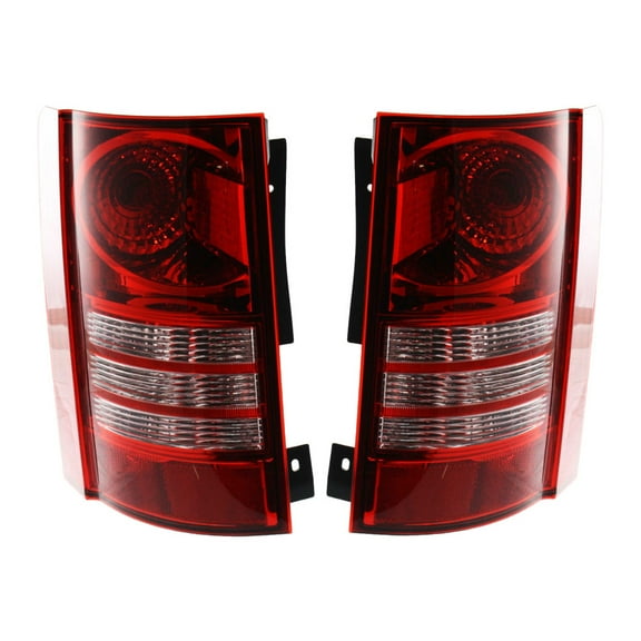 For Chrysler Town & Country 2008 2009 2010 Tail Light Assembly Driver and Passenger Side | Pair | CAPA | Replacement For CH2800179C, CH2801179C | 5113201AB, 5113200AB