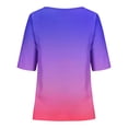 thumbnail image 5 of Women Casual Tops Trendy Long Shirts to Wear with Leggings Summer Clothes for Young Women 2026 Vacation, 5 of 5