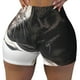 thumbnail image 2 of Fotbe Black And White Boston Terrier Shorts Sin Costuras – Shorts Deportivos de Cintura Alta para Mujer, Elásticos para Gimnasio, Yoga, Running o Ciclismo-Medium, 2 of 8