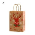 thumbnail image 3 of UDIYO 12Pcs Christmas Gift Bags Assorted Styles Bags Xmas Small Kraft Paper Bags with Handles Christmas Goodie Bags with Christmas Prints for Xmas Gift Wrapping Christmas Supplies, 3 of 8