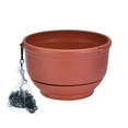 thumbnail image 1 of VONKY Pot de Plantes à Fleurs Pots Suspendus Plantation Semis Rangement Support Décoration Panier de Jardinière pour Patio Serre Rouge, 1 of 9