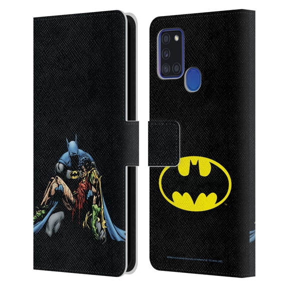 Head Case Designs Officially Licensed Batman DC Comics Famous Comic Book Covers Death In The Family Leather Book Wallet Case Compatible with Samsung Galaxy A21s (2020)