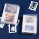 thumbnail image 5 of KAKOWELY Álbum de fotos transparente de 2 piezas, colección de tarjetas, álbum de almacenamiento, 5 of 5