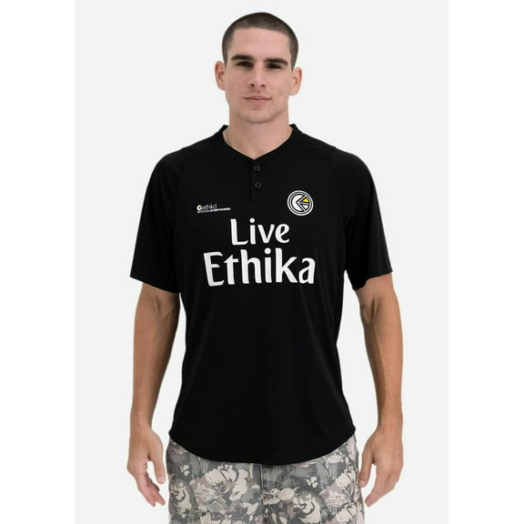 Live Ethika - Black - Soccer Jersey - Black | Mens Soccer Jersey