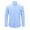Light Blue@GC@, variant on Men's Buttons Down Suit Shirts Long Sleeve Dress Shirts For Men Trendy Solid Color Plus Size Lapel Soft Lightweight Business Tops